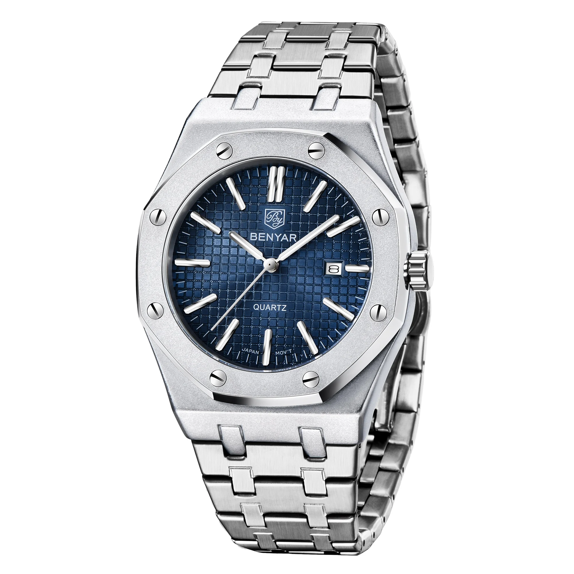 Original BENYAR 5156 Japan 2115 Movement Water Resistant Business Mens Watches Top Brand Luxury Men Wrist Watch Reloj Hombre, Black, silver, blue, rose gold
Original BENYAR 5156 Japan 2115 Movement Water Resistant Business Mens Watches Top Brand Luxury Men Wrist Watch Reloj Hombre, Black, silver, blue, rose gold