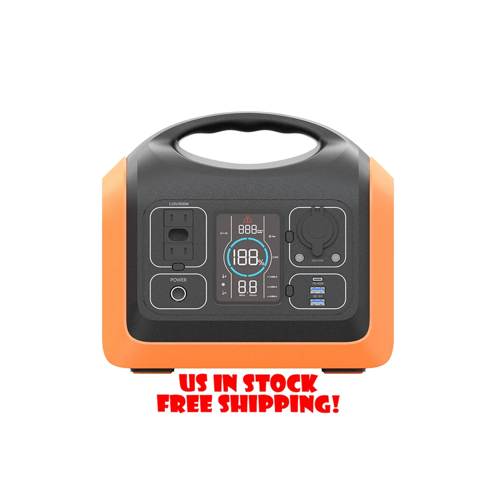 US in stock free shipping Camping Energy power supply battery 110v 600W portable power station, Orange+black
US in stock free shipping Camping Energy power supply battery 110v 600W portable power station, Orange+black