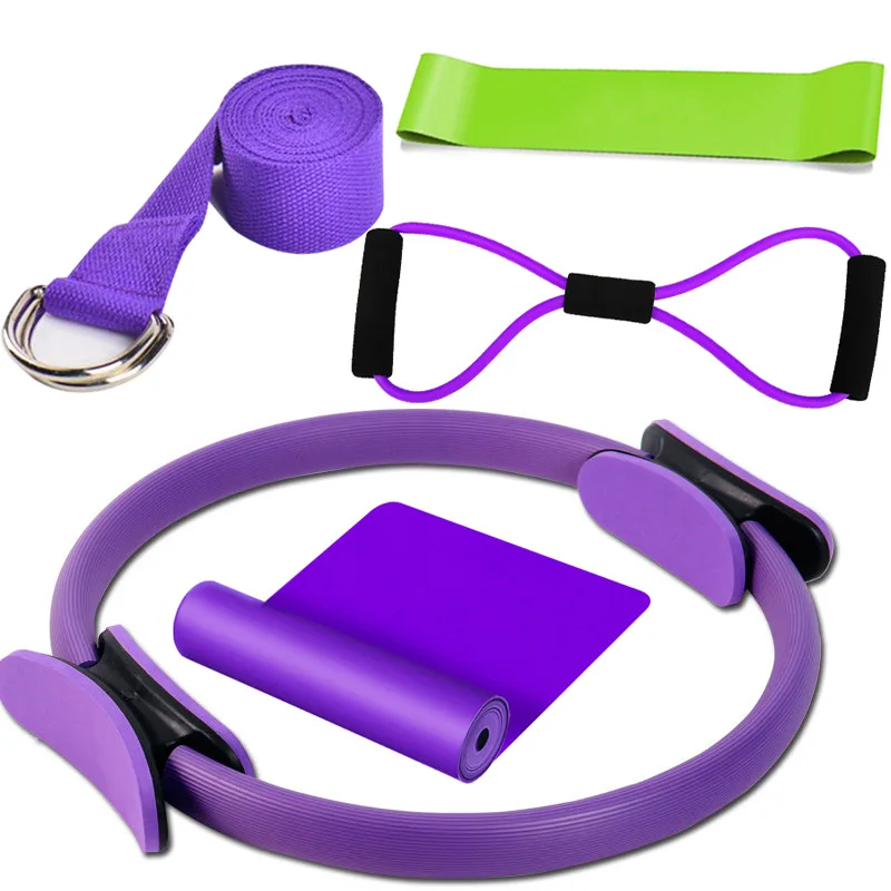 Pilates ring fitness five-piece set Pilates ring latex pull towel stretch tensioner resistance band pilates accessories, Customized color
Pilates ring fitness five-piece set Pilates ring latex pull towel stretch tensioner resistance band pilates accessories, Customized color