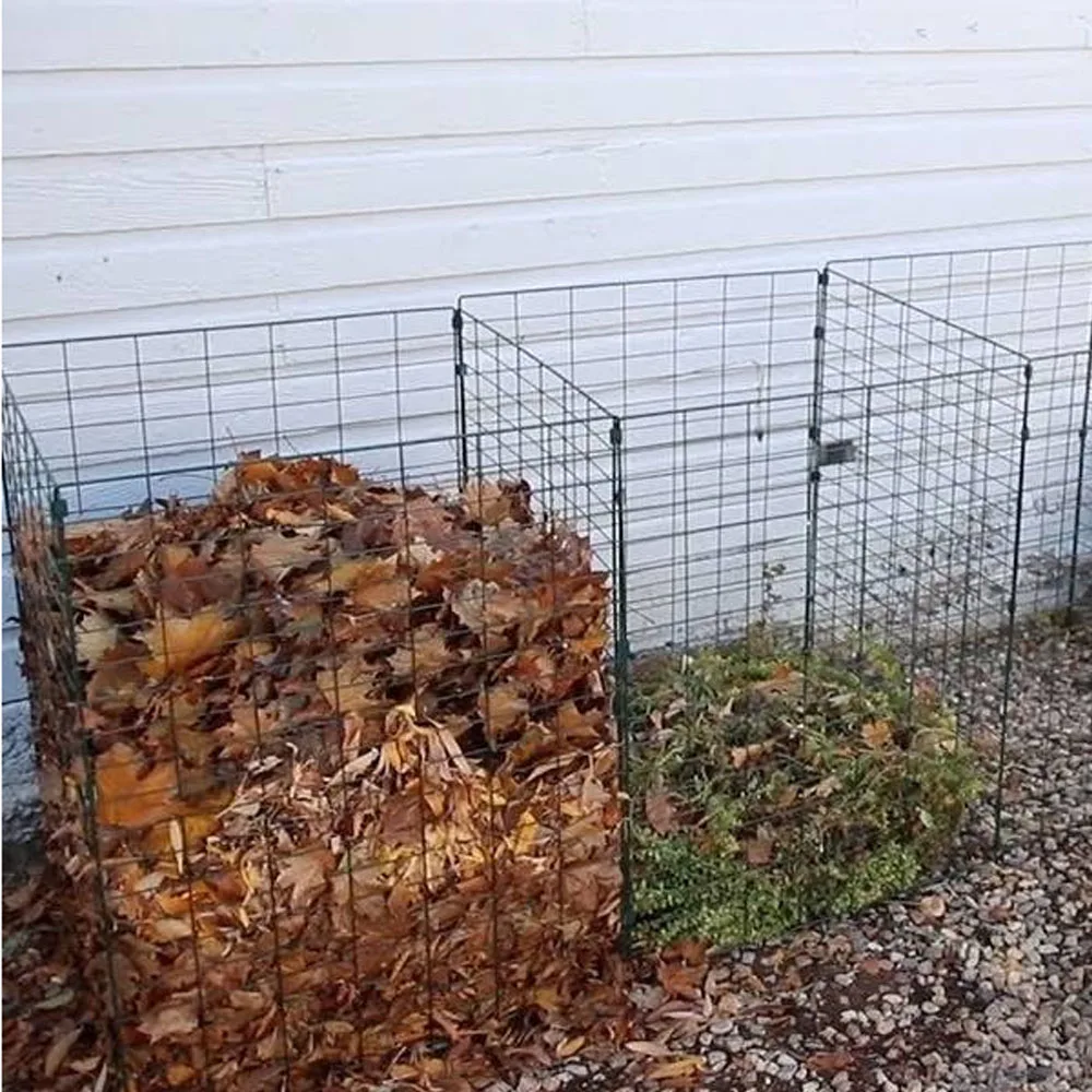 90*90*70cm Metal Garden Leaves Compost Container Wire Compost Bin, Green, black
90*90*70cm Metal Garden Leaves Compost Container Wire Compost Bin, Green, black