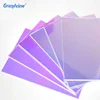 seven colors partition rainbow acrylic Glossy plastic iridescent acrylic sheet
