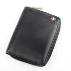 Custom new fashion wallet leather for men custom mens luxury wallet black or customized