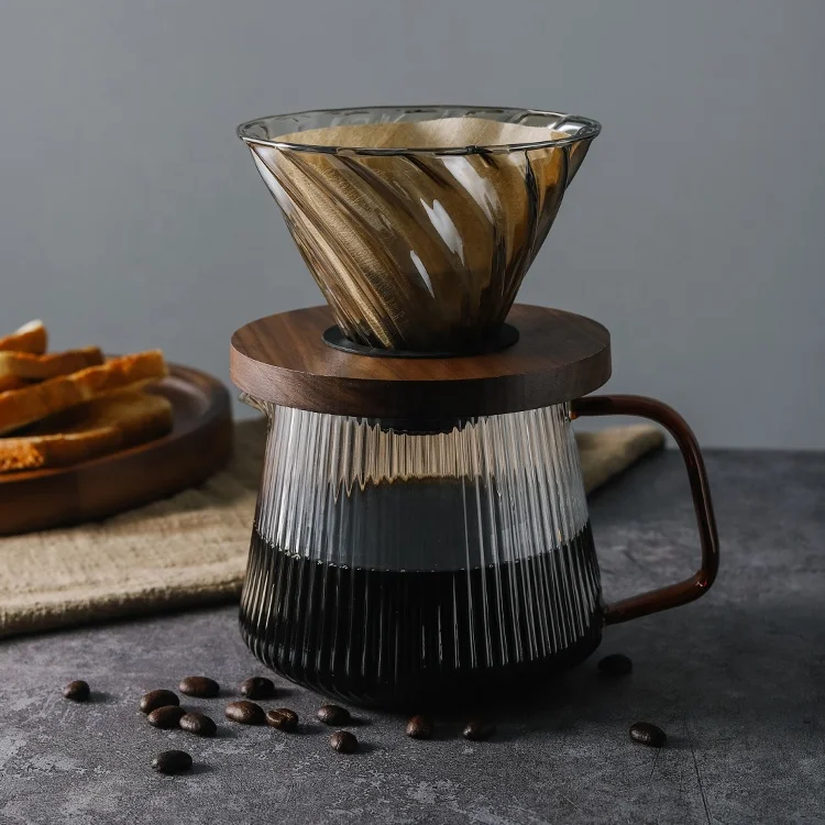 High Quality Kitchen Gadgets Amazon Top Seller Coffee Tea Dripper Cup Set with Glass Filter
High Quality Kitchen Gadgets Amazon Top Seller Coffee Tea Dripper Cup Set with Glass Filter