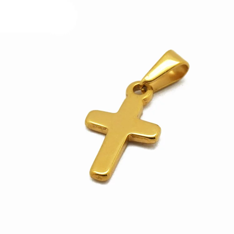 Olivia high polishing 18k real gold plated charm jewelry 316L stainless steel small cross pendant for necklace accessories
Olivia high polishing 18k real gold plated charm jewelry 316L stainless steel small cross pendant for necklace accessories