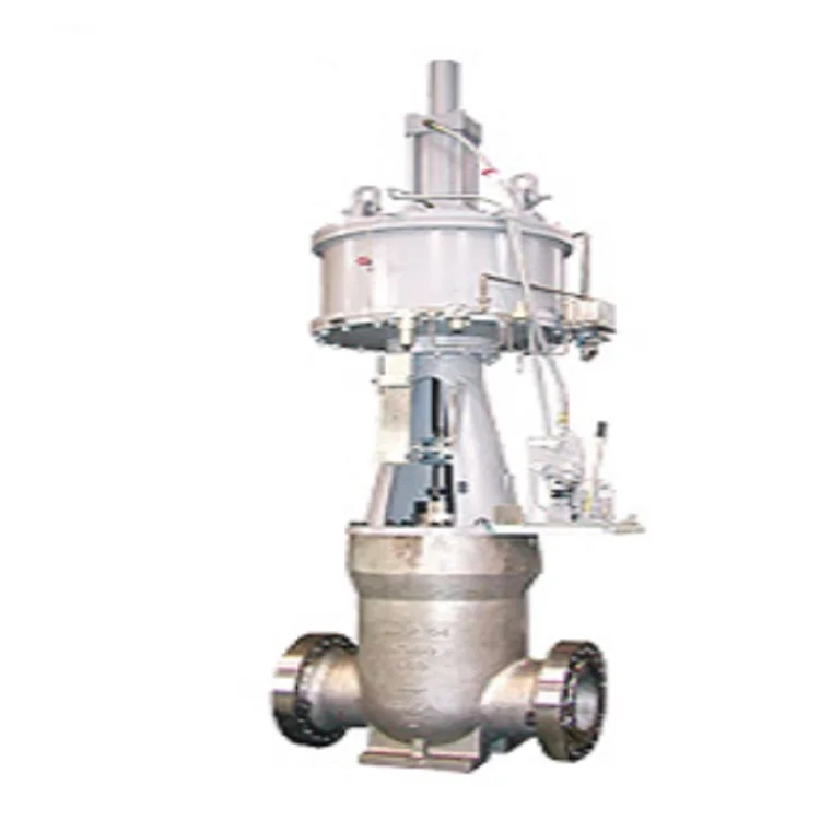 

Control valve 400H types of pneumatic valves with double acting pneumatic actuator and valve positioner