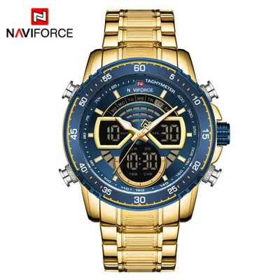NAVIFORCE Men Watch 9189 New Fashion Stainless Steel Watches Men Wrist Luxury Quartz Military Wristwatches Relogio Masculino
NAVIFORCE Men Watch 9189 New Fashion Stainless Steel Watches Men Wrist Luxury Quartz Military Wristwatches Relogio Masculino