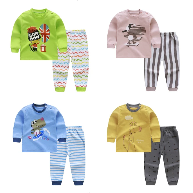 Spring Long Sleeve 2 Piece Children Cloths Kids Cotton Two Peice Outfits Baby Boys Girl Clothing Set Summer
Spring Long Sleeve 2 Piece Children Cloths Kids Cotton Two Peice Outfits Baby Boys Girl Clothing Set Summer