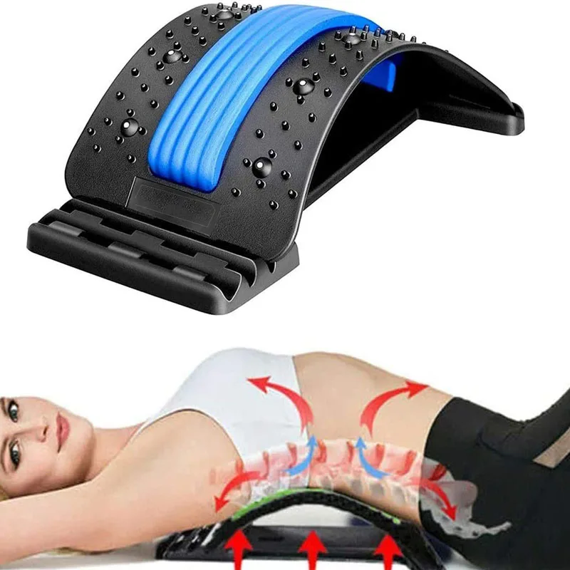 Multi-Level Lumbar back Stretching Device back massager stretcher with Magnetic Acupressure Points for Relieve Back Pain, Customized
Multi-Level Lumbar back Stretching Device back massager stretcher with Magnetic Acupressure Points for Relieve Back Pain, Customized