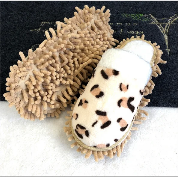 Winter new hairy striped lazy floor slippers chenille bottom removable couple floor cleaning slippers
Winter new hairy striped lazy floor slippers chenille bottom removable couple floor cleaning slippers