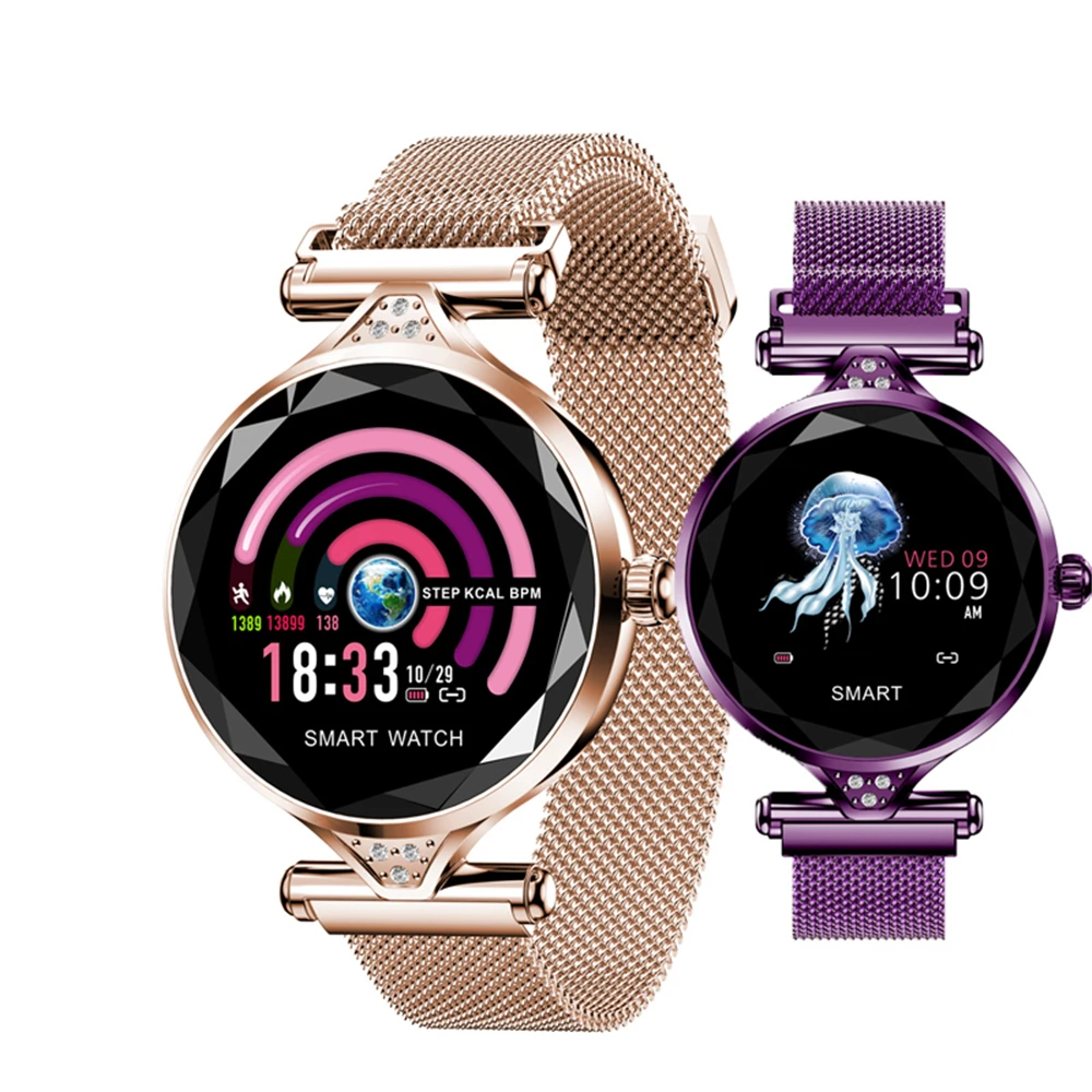 2021 H1 Lady Smart Watch Fashion Women Watch Heart Rate Monitor Fitness Tracker Women Smartwatch Waterproof Smart Bracelet
2021 H1 Lady Smart Watch Fashion Women Watch Heart Rate Monitor Fitness Tracker Women Smartwatch Waterproof Smart Bracelet