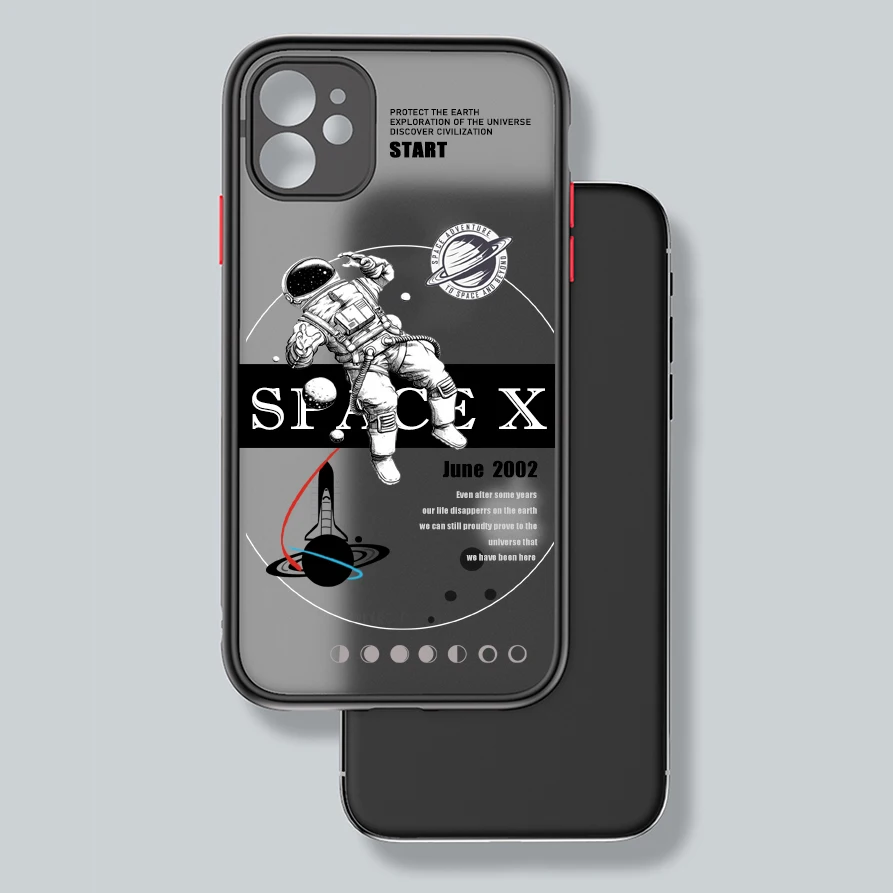 Customize Astronaut Camera Protection Bumper Phone Cases For iPhone 12 11 Pro Max XR XS Max 8 Matte Translucent Shockproof Cover
Customize Astronaut Camera Protection Bumper Phone Cases For iPhone 12 11 Pro Max XR XS Max 8 Matte Translucent Shockproof Cover