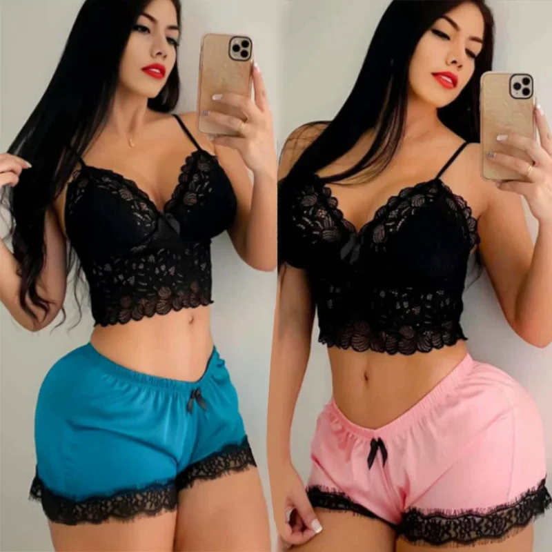 2021 Fall Casual Comfortable Night Wear Sexy Ladies Two Piece Pajama Set Women Sleepwear
2021 Fall Casual Comfortable Night Wear Sexy Ladies Two Piece Pajama Set Women Sleepwear
