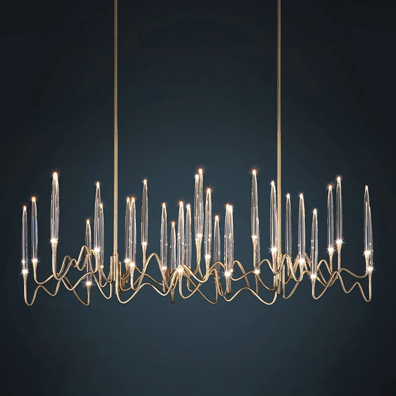 Post-modern simple creative crystal lamp arrow line chandelier art design restaurant hotel front desk chandelier bar chandelier
Post-modern simple creative crystal lamp arrow line chandelier art design restaurant hotel front desk chandelier bar chandelier