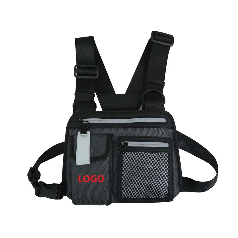 Men Nylon Hip Hop Streetwear Functional Boy Cross Body Bags Dropshipping Custom LOGO Tactical Pouch Black Chest Rig, Four color
Men Nylon Hip Hop Streetwear Functional Boy Cross Body Bags Dropshipping Custom LOGO Tactical Pouch Black Chest Rig, Four color