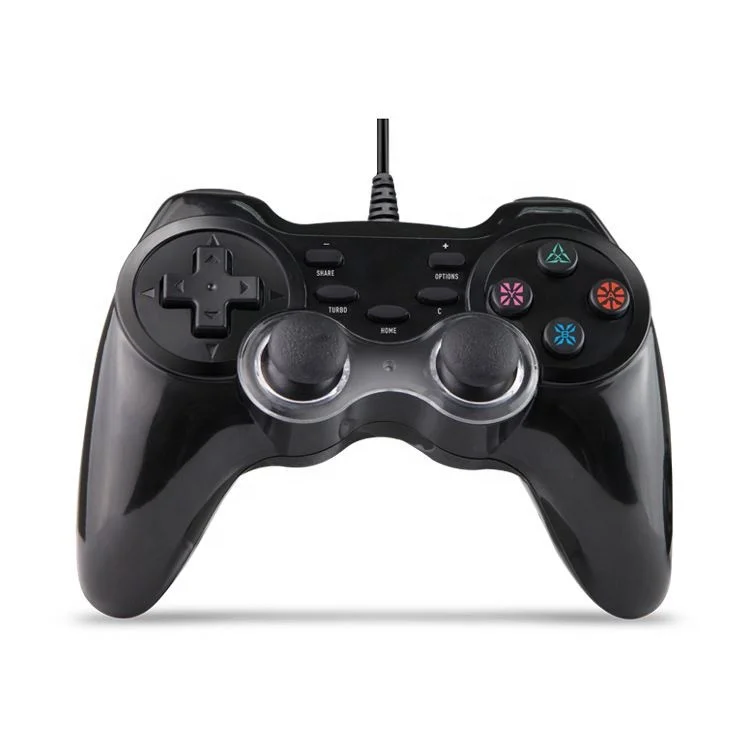

Ps4 Usb Wired Controller Six Axis Gamepad Joystick For Ps4/Swtich/Ps3/Pc/Pc360/Android 6 In 1Game, Black