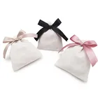 High quality customized velvet microfiber velvet pouch bag for jewelry