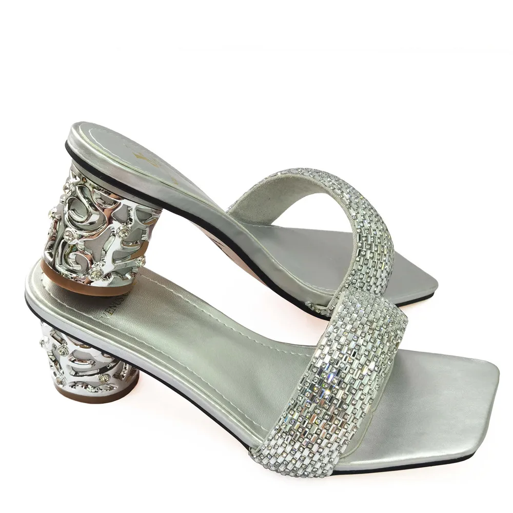 Ladies Sandals Slippers Slide Sanda Beautiful High Quality Wedding Party New Sandals, As pictures
Ladies Sandals Slippers Slide Sanda Beautiful High Quality Wedding Party New Sandals, As pictures
