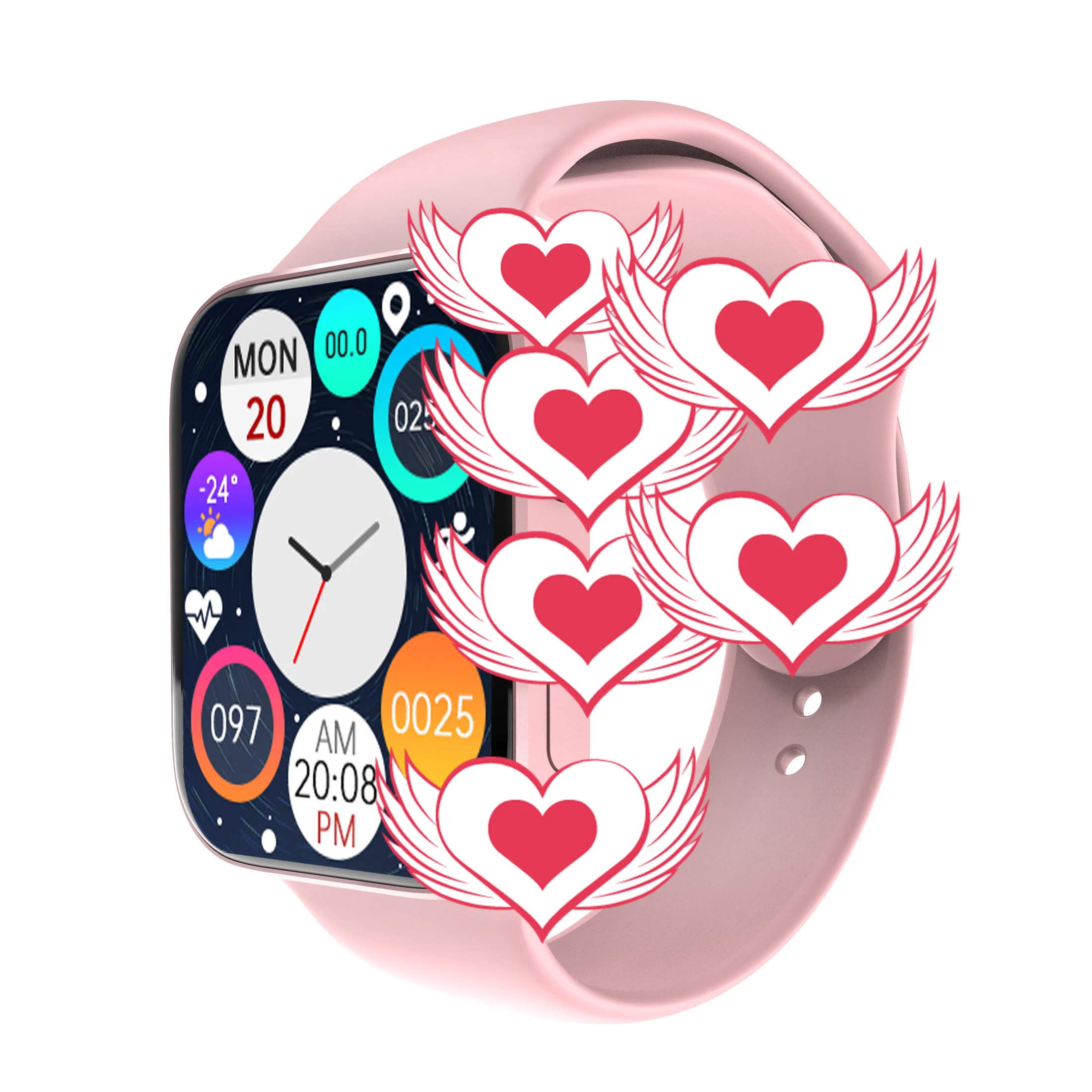 N76 watch 7 sports call smart watch wireless charging new appearance new UI high-definition large screen dual-button operation
N76 watch 7 sports call smart watch wireless charging new appearance new UI high-definition large screen dual-button operation