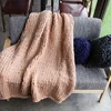 100% Acrylic Knit Weighted Blanket For Home Decor