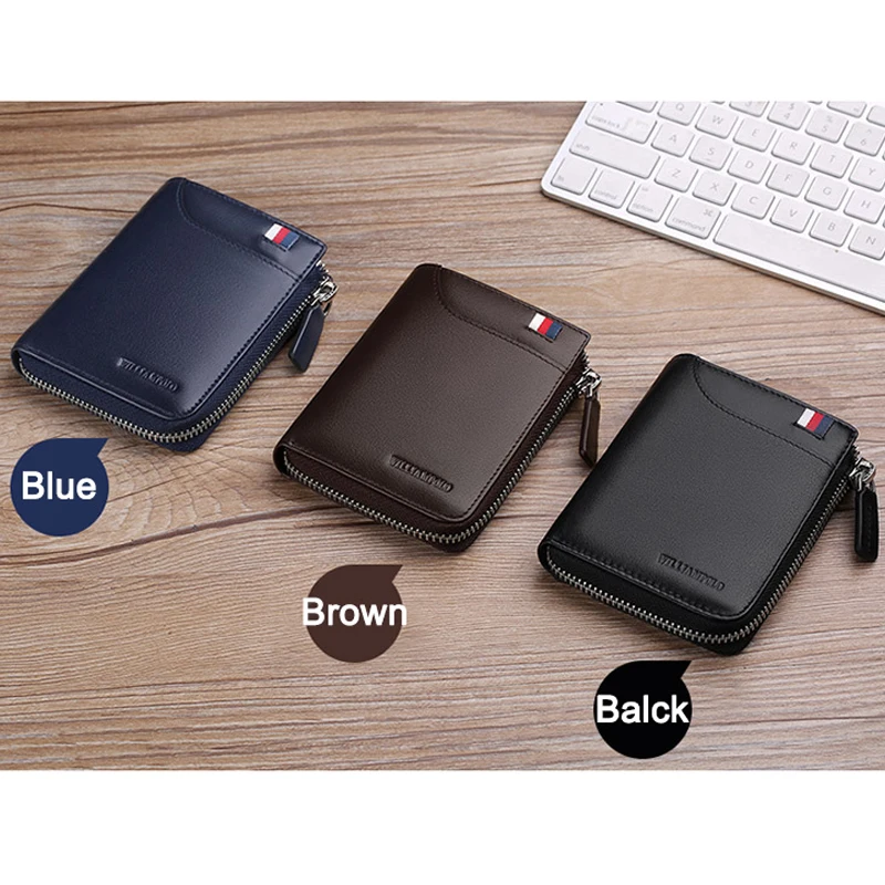 WILLIAMPOLO wallet male short leather vertical student Korean version zipper coin purse multi-function card holder
WILLIAMPOLO wallet male short leather vertical student Korean version zipper coin purse multi-function card holder