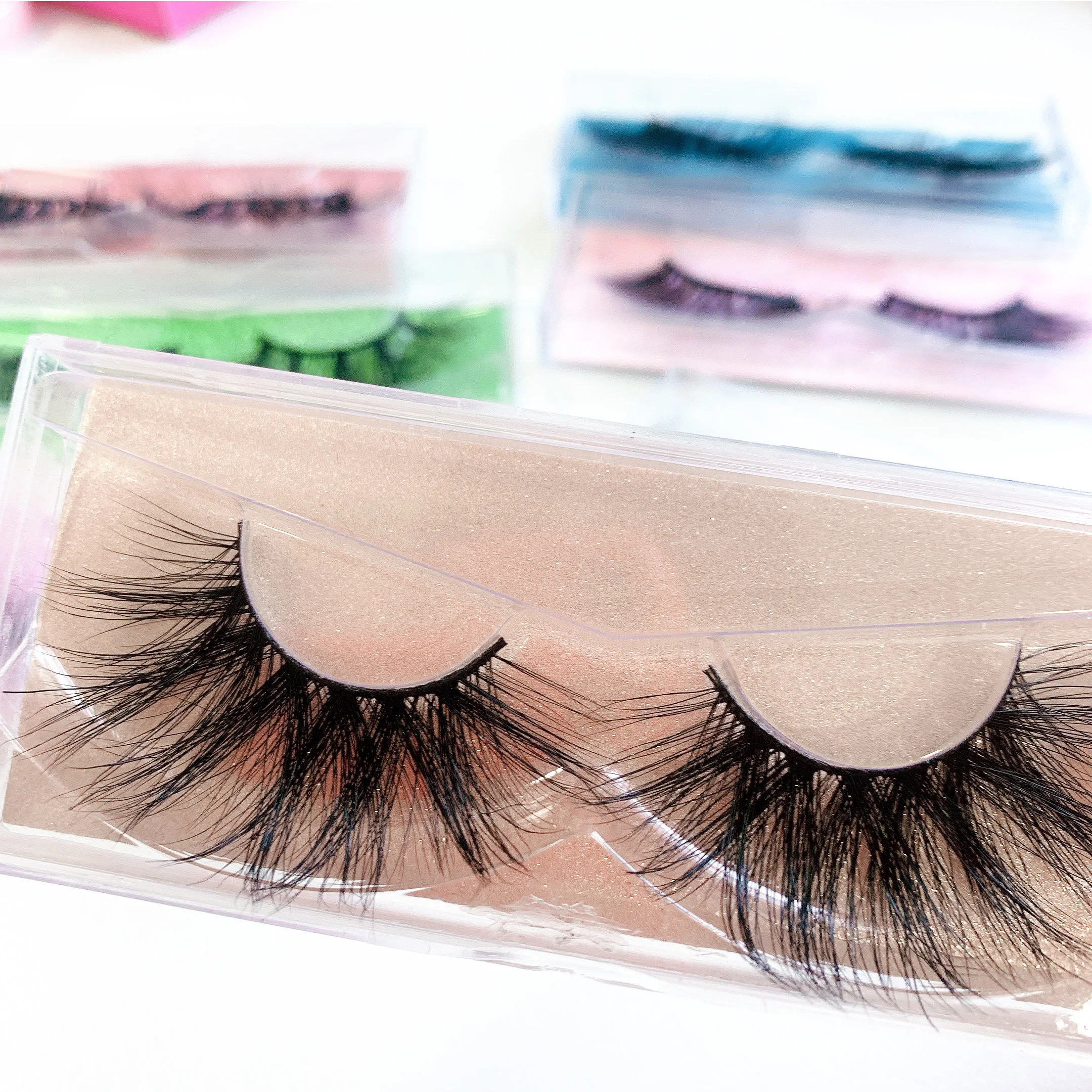 Thick Full Strip Lashes Strip Mink eyelash vendor customized boxes lash fans fluffy lashes 25 mm eyelashes, Black color
Thick Full Strip Lashes Strip Mink eyelash vendor customized boxes lash fans fluffy lashes 25 mm eyelashes, Black color