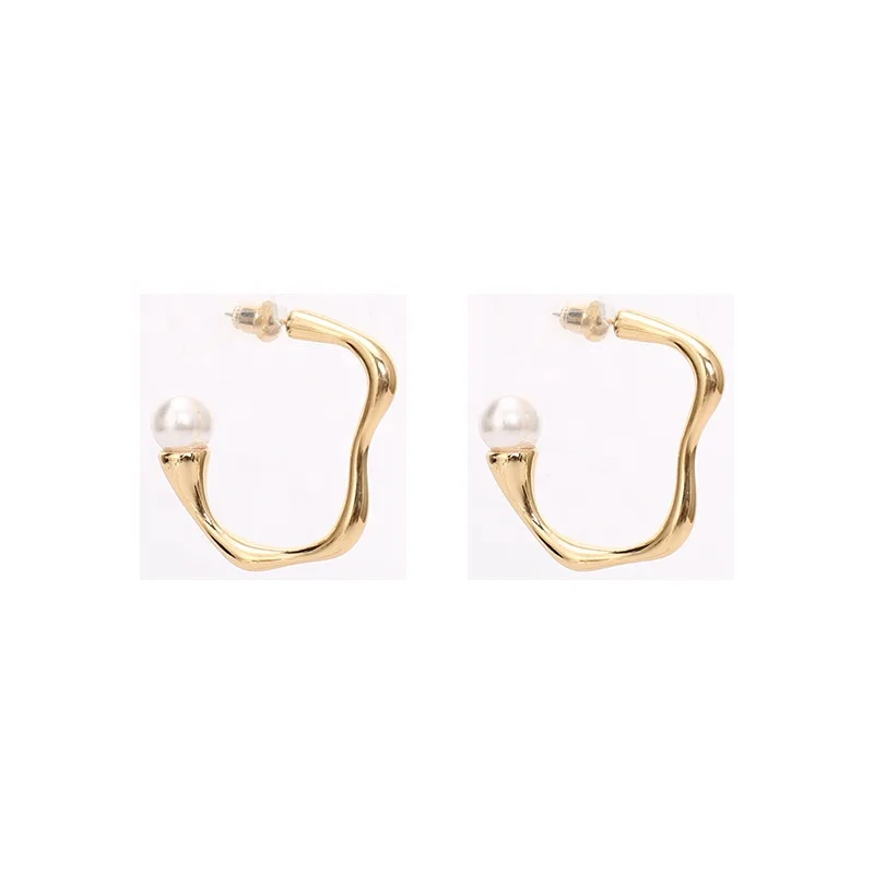 Stud Earrings Gold Color Zinc Alloy Round Earring Feminino Korean Jewelry Acrylic Pearls Accessories
Stud Earrings Gold Color Zinc Alloy Round Earring Feminino Korean Jewelry Acrylic Pearls Accessories