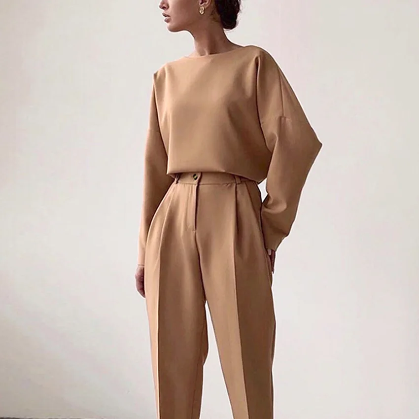 Elegant Solid Color Sweatshirt Women ladies Casual tops Fashion Winter Autumn Ladies Pullover kachi beige O-Neck Pullover Sweats
Elegant Solid Color Sweatshirt Women ladies Casual tops Fashion Winter Autumn Ladies Pullover kachi beige O-Neck Pullover Sweats