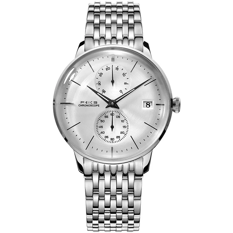 FEICE Luxury Chronograph Metal Watch Custom Logo Automatic Stainless Steel Waterproof Watches Men Wrist
FEICE Luxury Chronograph Metal Watch Custom Logo Automatic Stainless Steel Waterproof Watches Men Wrist