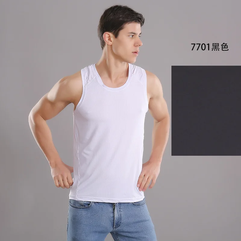 Spring and summer new men breathable fine mesh vest sports yoga vest European and American men fitness vest ice silk, Picture
Spring and summer new men breathable fine mesh vest sports yoga vest European and American men fitness vest ice silk, Picture