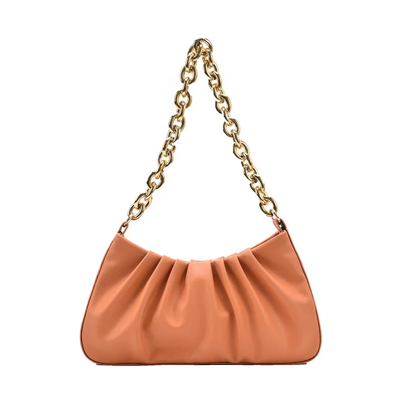 2021 Luxury Ruched Womens Bag Chain Underarm Handbag Leather Shoulder Bags Trendy Ladies Handbags, As picture
2021 Luxury Ruched Womens Bag Chain Underarm Handbag Leather Shoulder Bags Trendy Ladies Handbags, As picture