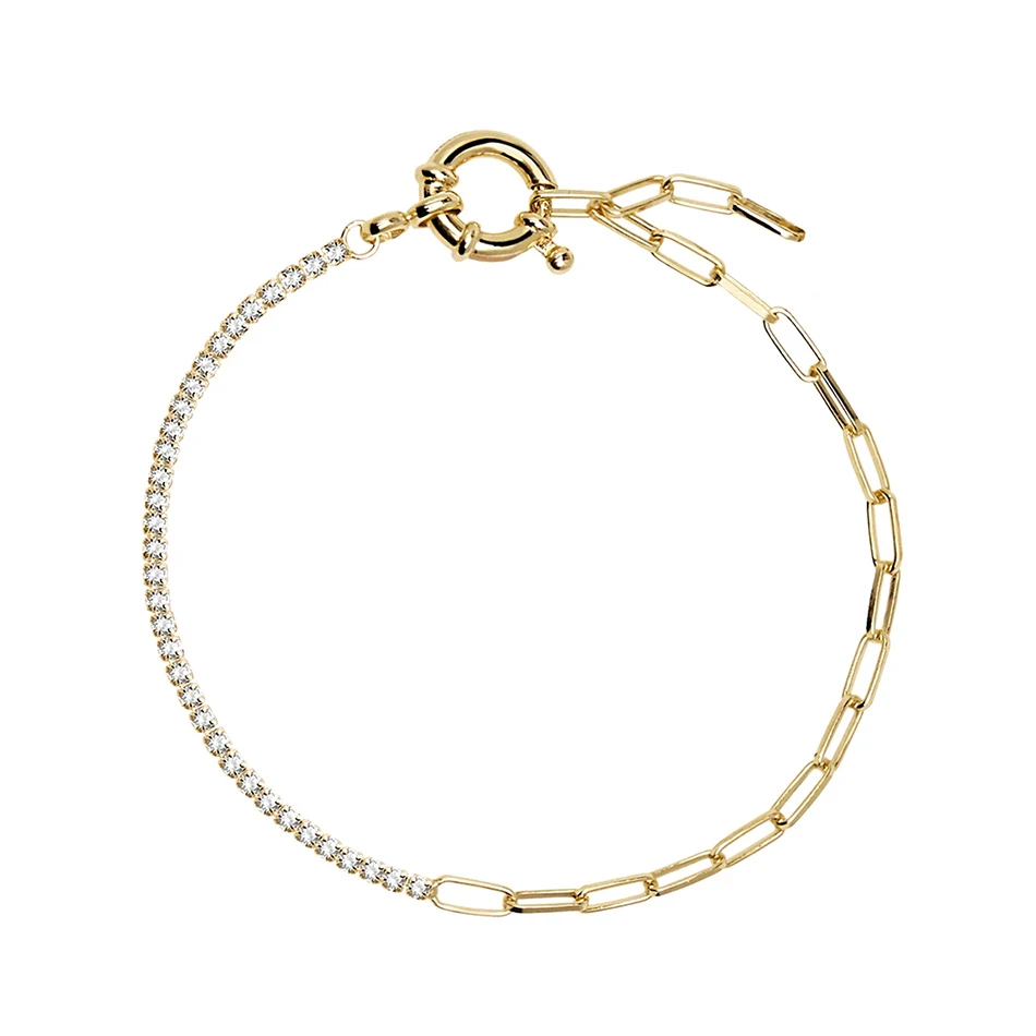 classical Luxury 925 Sterling Silver jewelry wholesale 18k Gold Plated Cubic Zircon tennis bracelet For Women
classical Luxury 925 Sterling Silver jewelry wholesale 18k Gold Plated Cubic Zircon tennis bracelet For Women