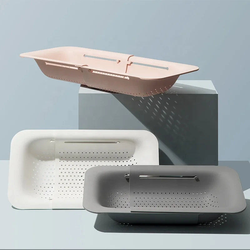 Small MOQ Acceptable High Quality 4 Colors Available Adjustable Vegetable Fruit Basket Plastic Sink Strainer
Small MOQ Acceptable High Quality 4 Colors Available Adjustable Vegetable Fruit Basket Plastic Sink Strainer