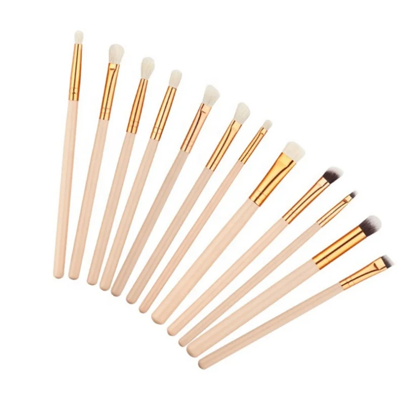 12 pcs Rose Gold Cosmetics Eye Shadow Make Up Brush SetCustom label cosmetic brushes wood eye shadow brush for makeup
12 pcs Rose Gold Cosmetics Eye Shadow Make Up Brush SetCustom label cosmetic brushes wood eye shadow brush for makeup