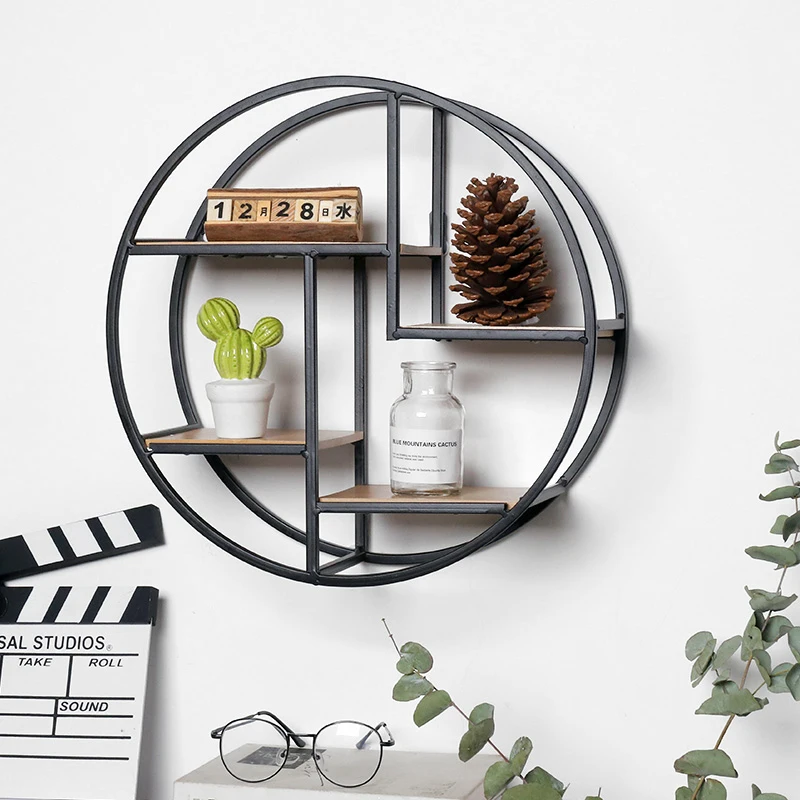 Creative Chinese Style Round Wall Shelf Living Room Bedroom Wall-Mounted Storage Rack
Creative Chinese Style Round Wall Shelf Living Room Bedroom Wall-Mounted Storage Rack