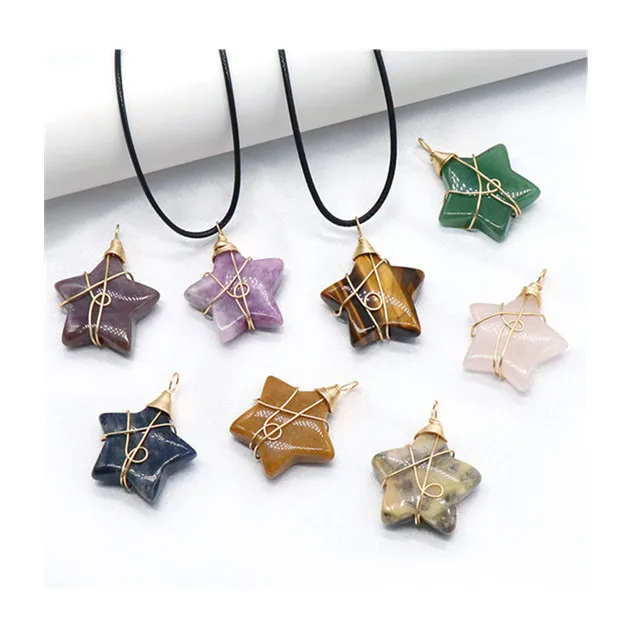 Natural quartz crystal carving spiritual healing stone crystals crystal star pendant for Home Decoration
Natural quartz crystal carving spiritual healing stone crystals crystal star pendant for Home Decoration
