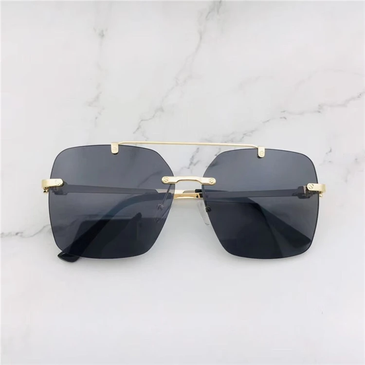 2021 New Rimless Women's UV Protection Sunglasses Wholesale Ladies Shades Sun Shades Big Sunglasses, Custom colors
2021 New Rimless Women's UV Protection Sunglasses Wholesale Ladies Shades Sun Shades Big Sunglasses, Custom colors