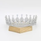 2019 New fashion design zircon wedding Tiaras and crowns