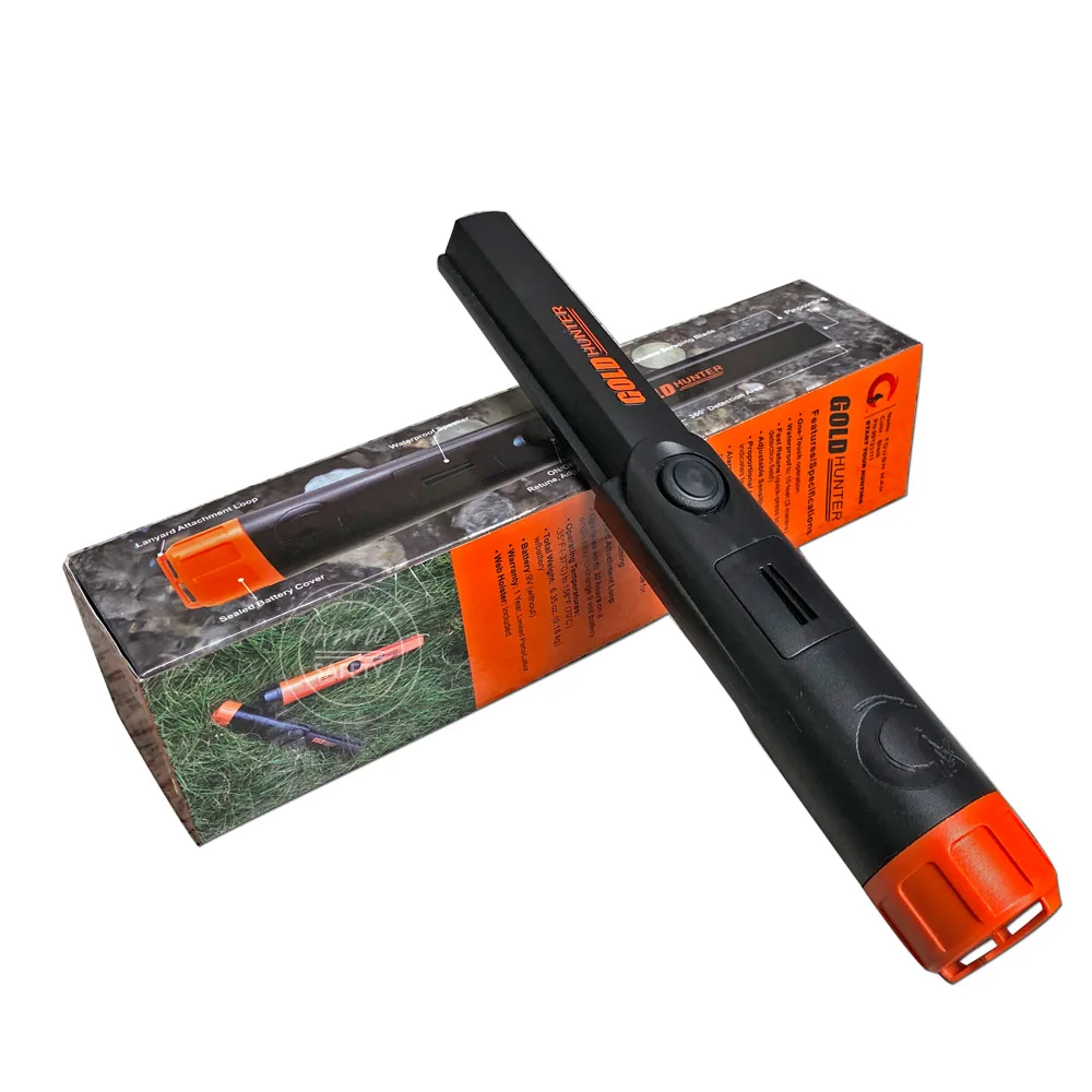 Free Shipping Waterproof Professional metal detecting pinpoiter gold treasure hunter device, Orange/black
Free Shipping Waterproof Professional metal detecting pinpoiter gold treasure hunter device, Orange/black