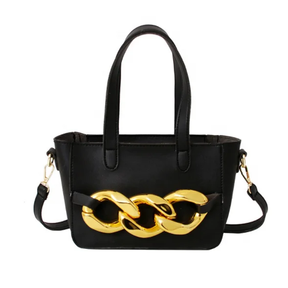 Ladies Large Fashion Vintage Bags For Women Thick Chain Decoration Small Tote Shoulder Bags
Ladies Large Fashion Vintage Bags For Women Thick Chain Decoration Small Tote Shoulder Bags