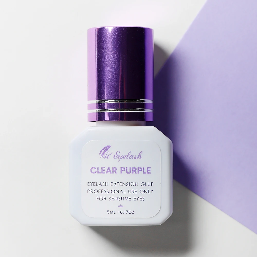 Hieyelash glue holder lash tray adhesive latex free lash glue packaging purple clear glue
Hieyelash glue holder lash tray adhesive latex free lash glue packaging purple clear glue