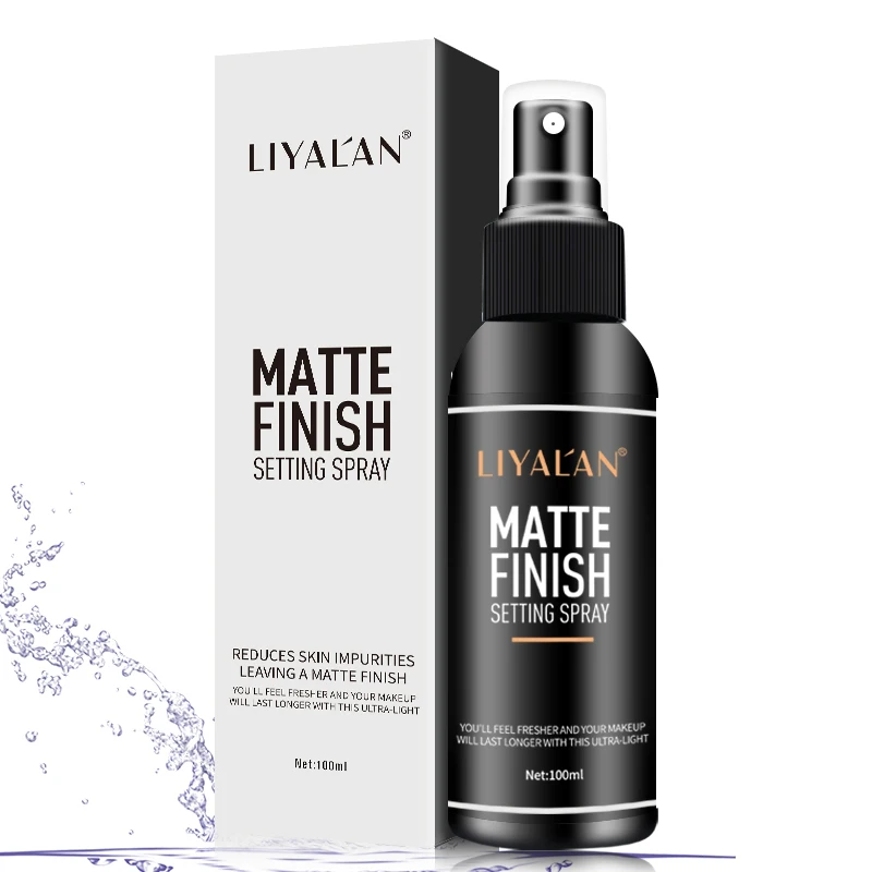 LIYALAN OEM ODM Private Label Matte Waterproof LongLasting Moisturizing Face Makeup Setting Spray
LIYALAN OEM ODM Private Label Matte Waterproof LongLasting Moisturizing Face Makeup Setting Spray