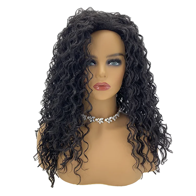 2021 Hot Selling Wholesale 25" Long Afro Kinky Curly Long Synthetic Hair Wig for Black Women, Natural color lace wig
2021 Hot Selling Wholesale 25" Long Afro Kinky Curly Long Synthetic Hair Wig for Black Women, Natural color lace wig