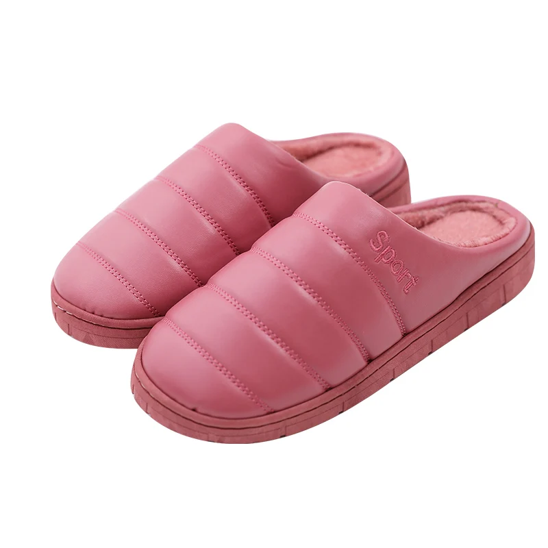 Household Couple Winter Slippers Slip On Waterproof Indoor Cotton Warm Non-Skid Slides, Solid color
Household Couple Winter Slippers Slip On Waterproof Indoor Cotton Warm Non-Skid Slides, Solid color