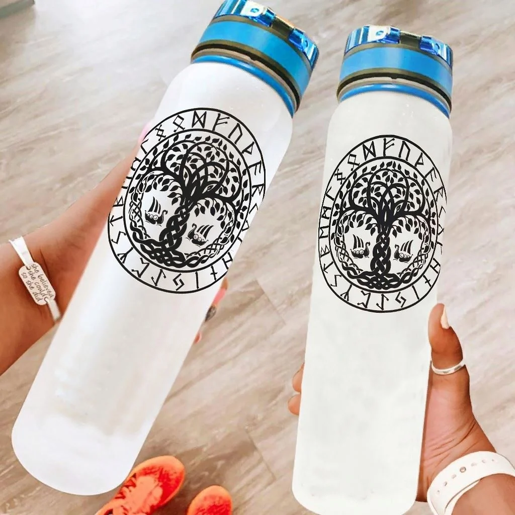 1000Ml Wide Mouth Sports Bottle Cheap Plastic Waterviking Yggdrasil Tree Bottle32oz Accompanying Cup
1000Ml Wide Mouth Sports Bottle Cheap Plastic Waterviking Yggdrasil Tree Bottle32oz Accompanying Cup
