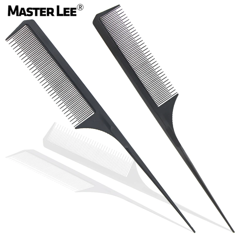 

Masterlee Brand hot sale Hair Salon plastic combs for barber hair styling cutting combs, Picture