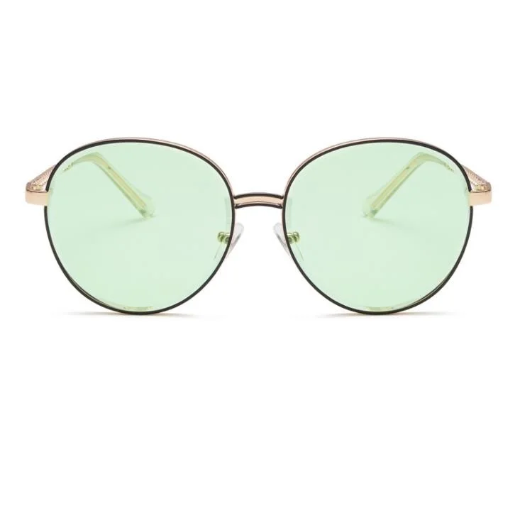 

2022 Fashion Women Sun glasses Diamond Rhinestone Oval Sunglasses