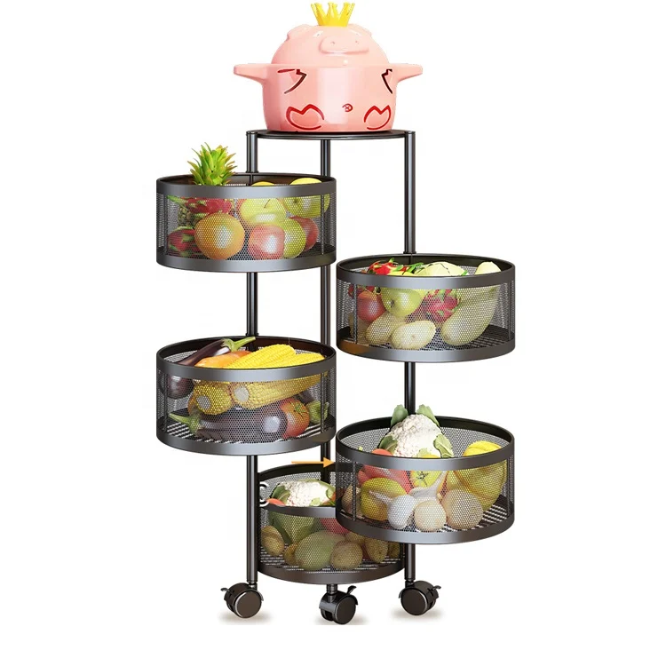 Hot Sale Multi-layer Rotatable Storage Vegetable Fruit Basket 360 Degree Rotating Baskets Rack
Hot Sale Multi-layer Rotatable Storage Vegetable Fruit Basket 360 Degree Rotating Baskets Rack