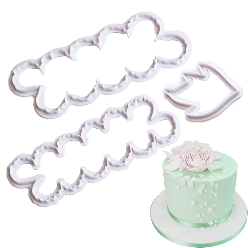 3PCS Peony Flower Cutting Mould Fondant Printing Embossing Cutting Mould Plastic Biscuit Baking Pastry Cake Baking Pan Mould
3PCS Peony Flower Cutting Mould Fondant Printing Embossing Cutting Mould Plastic Biscuit Baking Pastry Cake Baking Pan Mould