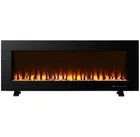 48 " Wall Mounted and free standing electric fireplace with colorfull flame