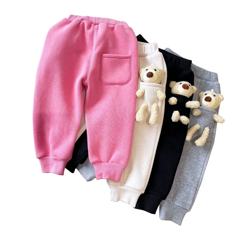 New Arrival Autumn Winter Baby Boys Girls Cartoon Bear Pants Kids Warm Fleece Trousers, Grey, black, pink, beige
New Arrival Autumn Winter Baby Boys Girls Cartoon Bear Pants Kids Warm Fleece Trousers, Grey, black, pink, beige